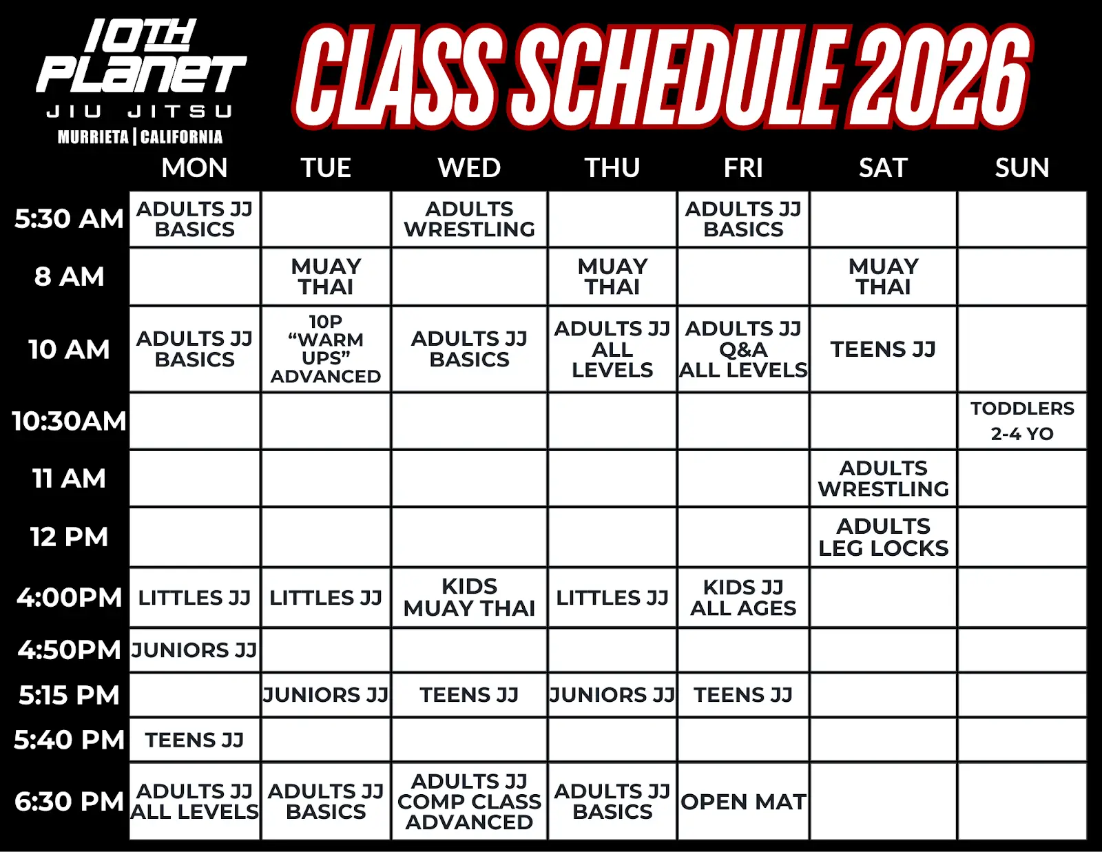 10th Planet Jiu Jitsu - Murrieta