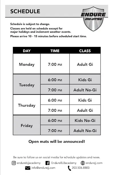 Endure Brazilian Jiu-jitsu Academy Branford BJJ Academy - photo 4