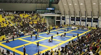 Inside a BJJ tournament 