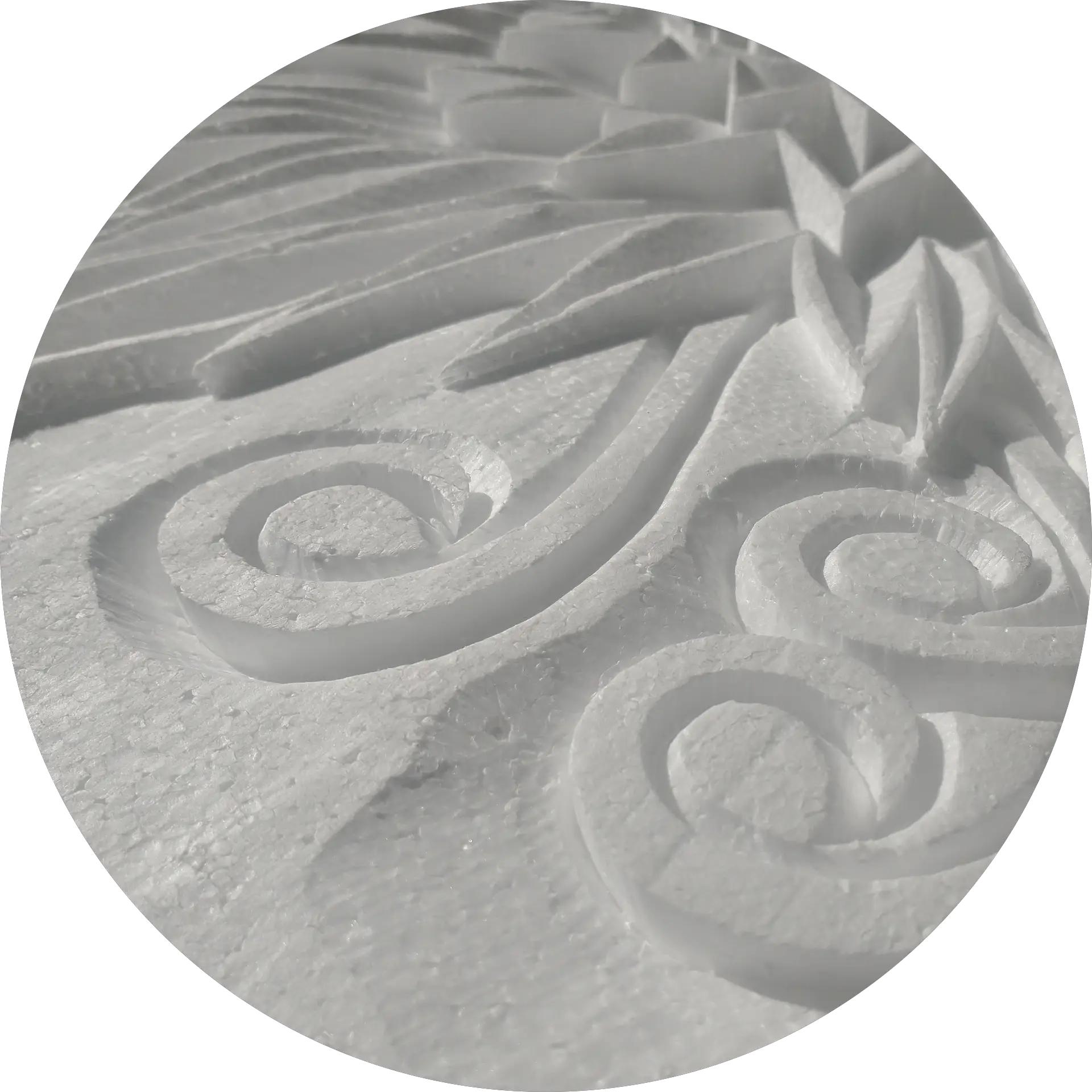 Red Styroglyphic