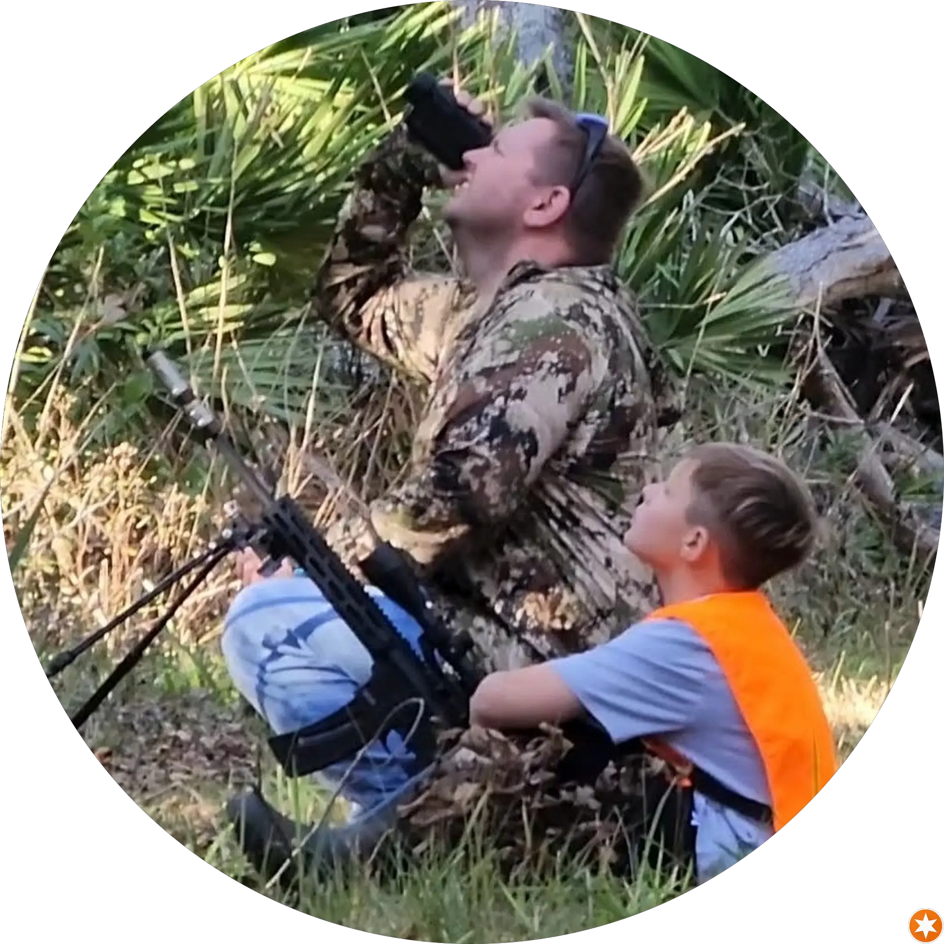A B