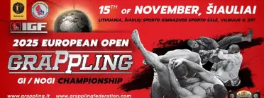 2025 EUROPEAN OPEN IGF GRAPPLING GI/NOGI CHAMPIONSHIP