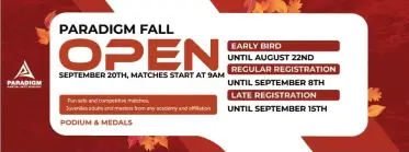 2025 Paradigm Fall Open