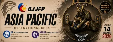 2026 Asia Pacific Gi &amp; No Gi Submission International Open