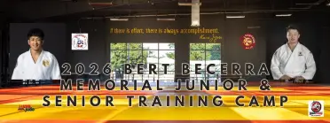 2026 Bert Becerra Memorial Junior &amp; Senior Training Camp Featuring Hiroyuki Akimoto and Hisayoshi Harasawa