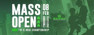 2026 Gaman Massachusetts Championship - Gi & NoGi *NEW DATE*