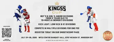 2026 KINGSS Cup - Kickboxing Tournament - Kick Light, Low Kick and K1 Divisions Available!