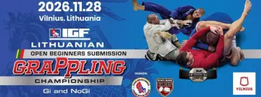 2026 LITHUANIA OPEN GRAPPLING GI / NOGI BEGINNERS CHAMPIONSHIP - BJJ Tournament in Vilnius 2026