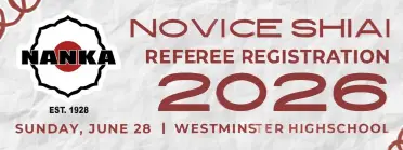 2026 Nanka Novice Tournament REFEREE REGISTRATION