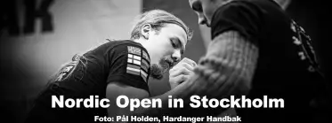 Armwrestling - Nordic Open Championship in Sweden - Stockholm