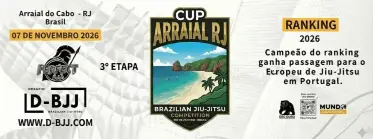 ARRAIAL DO CABO CUP | D-BJJ EURO BRAZIL TOUR - 3º ETAPA