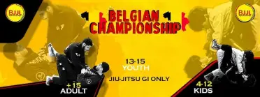 BELGIAN CHAMPIONSHIP BJJ GI 2026 - KIDS YOUTH &amp; ADULTS
