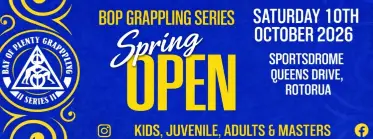 BOP Grappling Series Spring Open No-Gi Tournament - BJJ Tournament in Rotorua 2026