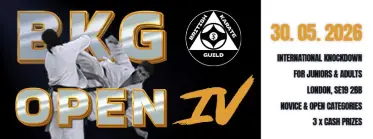 British Karate Guild Open International Championships 30th May 2026