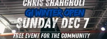 Chris Shahgholi Free Gi Winter Open