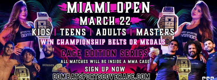 CSC GRAPPLING 34: MIAMI OPEN CAGE SERIES