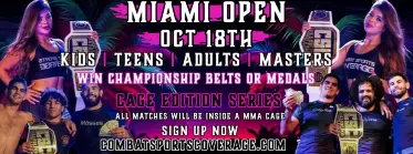 CSC GRAPPLING 37: MIAMI OPEN CAGE SERIES