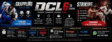 Desert Combat League 2026 - BJJ Tournament in Hermosillo 2026