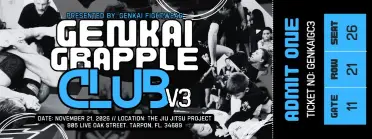 Genkai Grapple Club: Volume Three - BJJ Tournament in Florida 2026