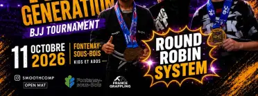 GNC NEXT GENERATION II - bjj and grappling tournament kids ados - BJJ Tournament in Fontenay Sous Bois 2026