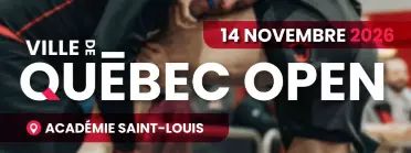 Grapplers League 14 Novembre 2026 - Ville De Québec / Quebec City Open