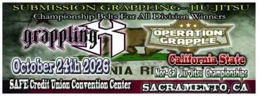 Grappling X 10/24/2026 California State Nor-Cal Championships, Sacramento, CA