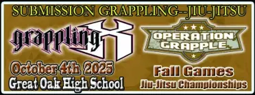 Grappling X 10/4/2025 Fall Games Jiu Jitsu Championships