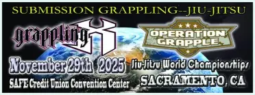 Grappling X 11/29/2025 Jiu Jitsu World Championships, Sacramento CA