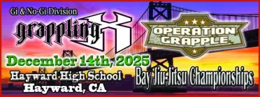 Grappling X 12/14/2025 Bay Jiu Jitsu Championships Hayward, CA
