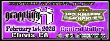 Grappling X 2/1/2026 Central Valley Jiu Jitsu Championships, Clovis, CA
