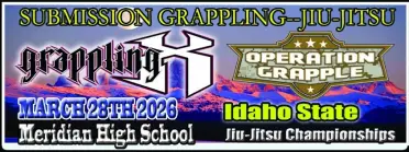 Grappling X 3/28/2026 Idaho State Jiu Jitsu Championship Meridian, ID
