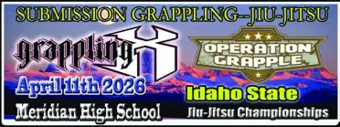Grappling X 4/11/2026 Idaho State Jiu Jitsu Championship Meridian, ID