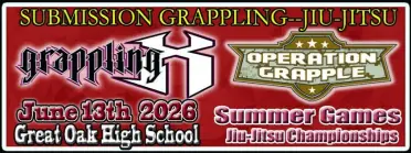 Grappling X 6/13/2026 Summer Games Jiu Jitsu Championships, Temecula, CA