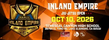 Inland Empire Jiu Jitsu Open 2026 - BJJ Tournament in Lake Elsinore 2026