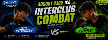 Interclub Combat Event 8 - BJJ Tournament in Melbourne Vic 2026