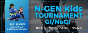 N-GEN Kids BJJ Tournament #5 - BJJ Tournament in Frenštát Pod Radhoštěm 2026