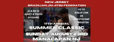 NJBJJF SUMMER CLASSIC 2026 - BJJ Tournament in Manalapan Township 2026