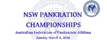 NSW Pankration Championships March 8  2026