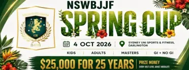 NSWBJJF SPRING CUP 2026 - BJJ Tournament in New South Wales 2026
