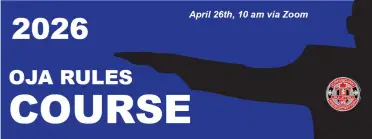 OJA OFFICIAL RULES COURSE - April 2026