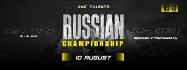 ONE OF TALENTS RUSSIAN CHAMPIONSHIP JIU-JITSU NO-GI BEGINNER & PROFESSIONAL