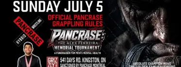 PANCRASE: The Alex Ferreira Memorial Tournament