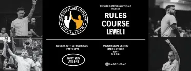 Premier Grappling Officials - Rules Course (Level 1) - North West
