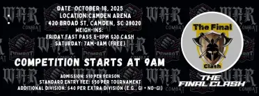 Southern Combat League The Final Clash
