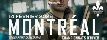 SUBMISSION ARTS UNITED: MONTREAL, CHAMPIONNATS D'HIVER 2026