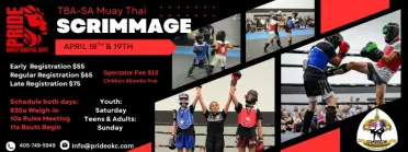 TBA-SA MUAY THAI SCRIMMAGE- OKC