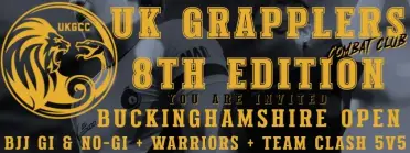 UK Grapplers 8 - BJJ Open (Gi, No-Gi &amp; Teams)