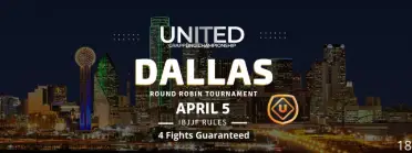 United Grappling in Dallas - Texas - April 5th