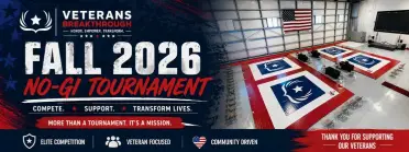 Veterans Breakthrough: Fall 2026 No-Gi Jiu Jitsu Tournament Fundraiser