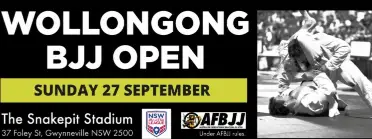 WOLLONGONG BJJ OPEN - BJJ Tournament in Gwynneville Nsw 2026